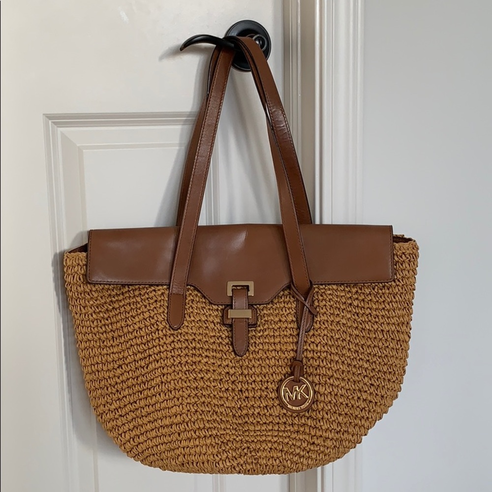 Michael Kors straw bag